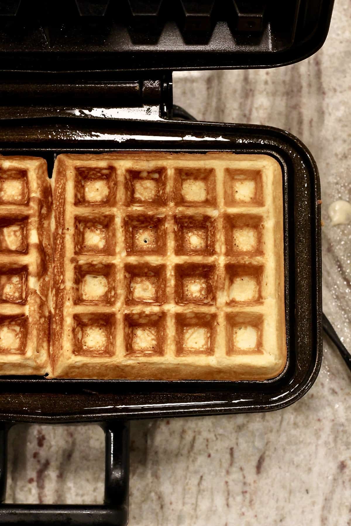 Classic Crispy Waffles The BakerMama