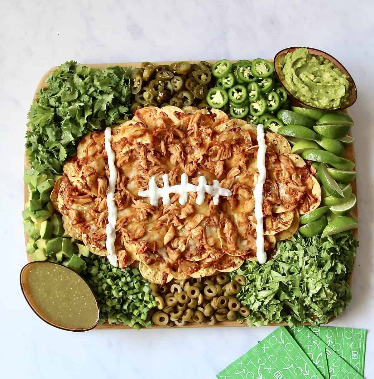 Football Nacho Board The BakerMama