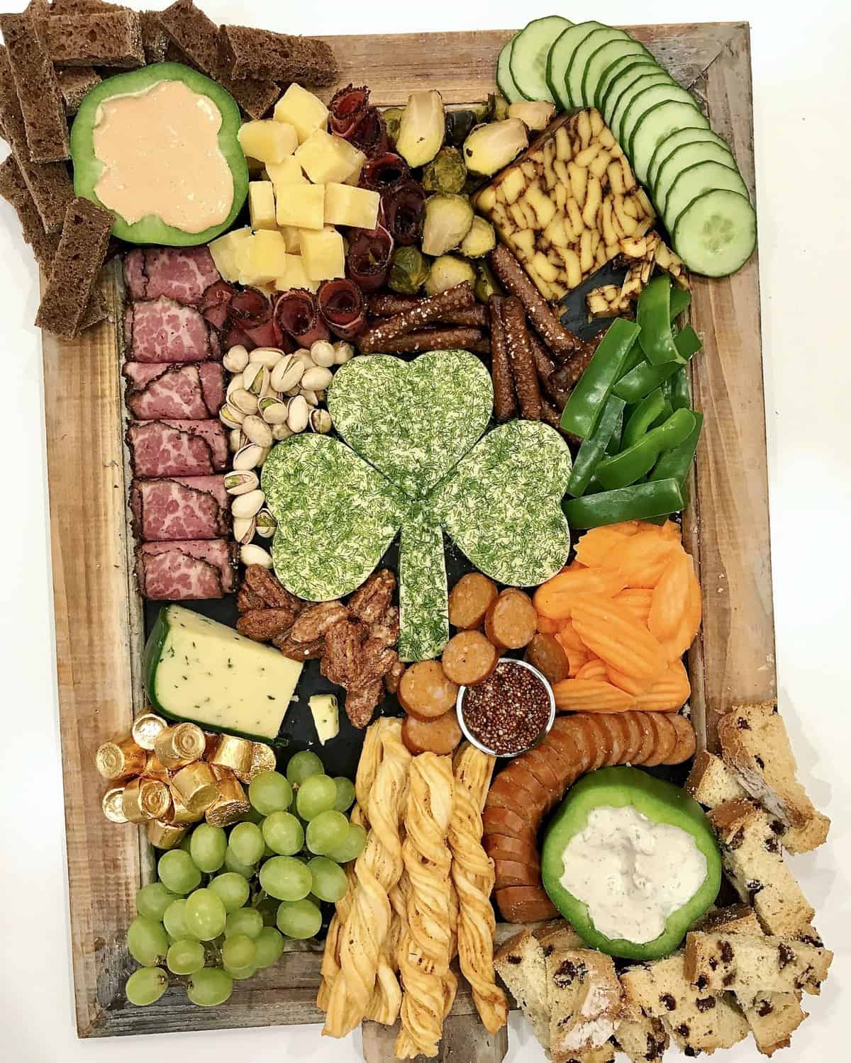 St. Patrick's Day Snack Board The BakerMama