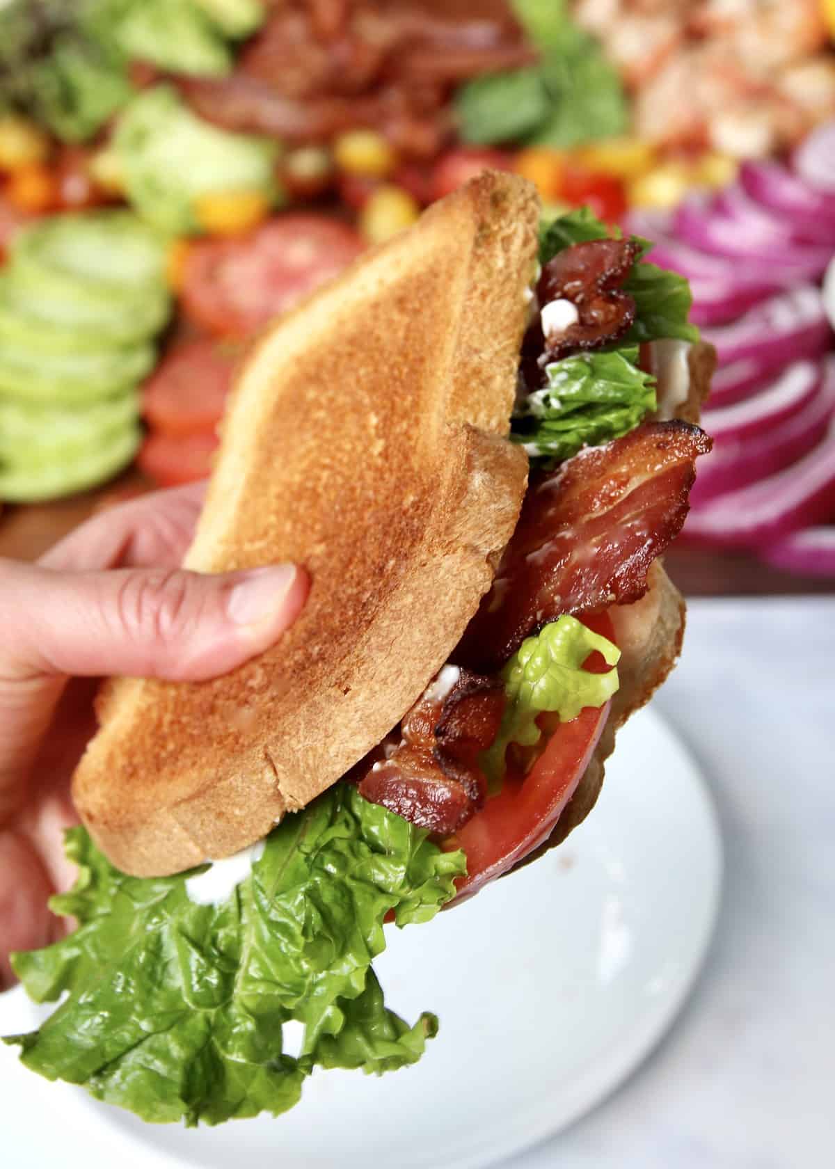 BuildYourOwn BLT Board The BakerMama