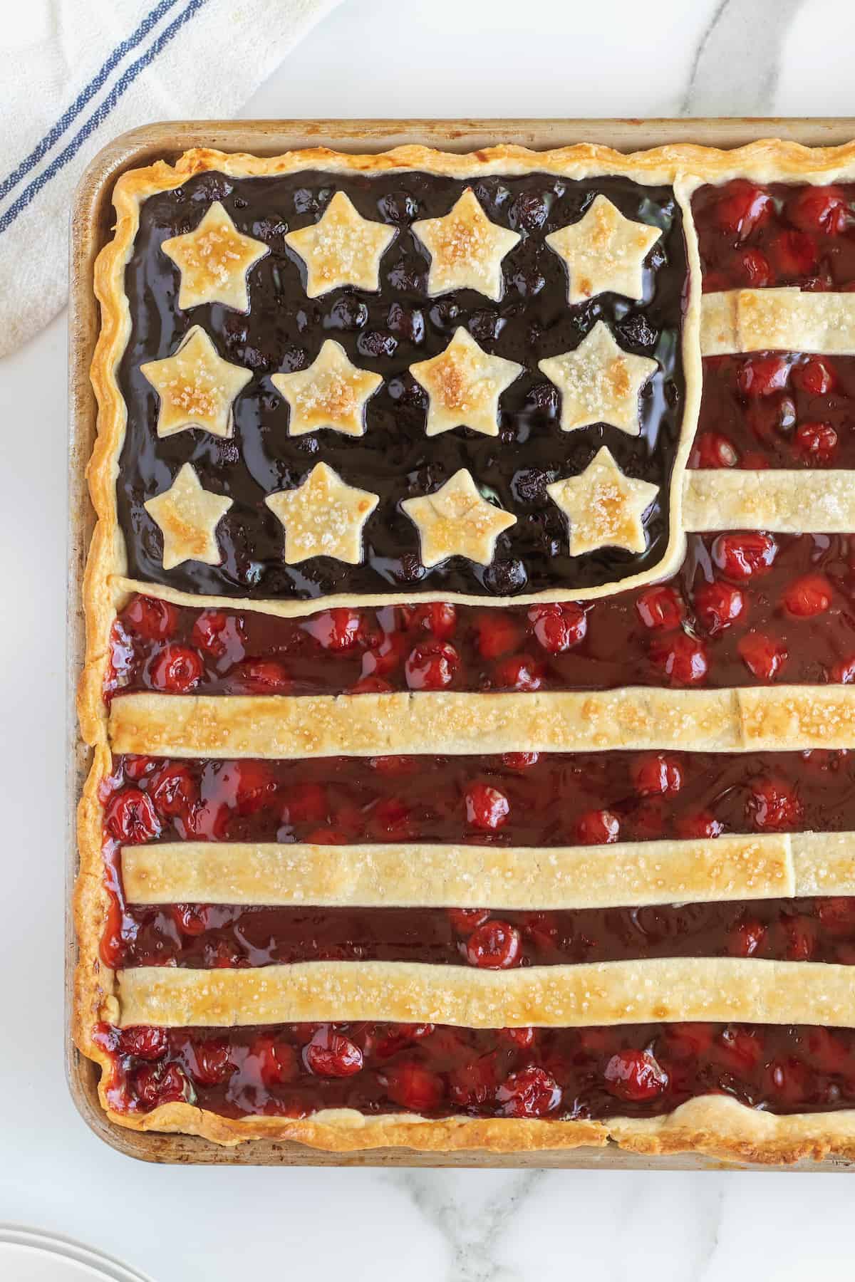 American Flag Pie The BakerMama