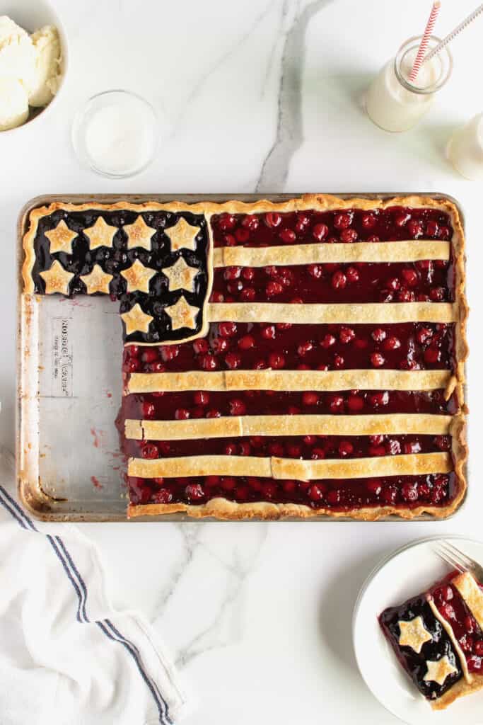 American Flag Pie The BakerMama
