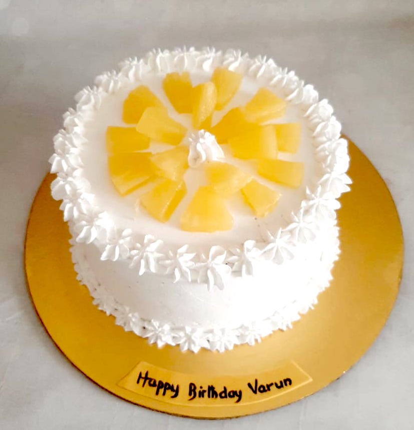 Order Dairy Free/ Vegan Vanilla Pineapple Cake TheBakers
