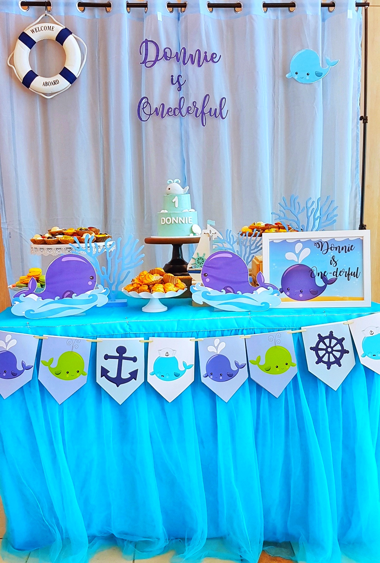 Whale Dessert Table