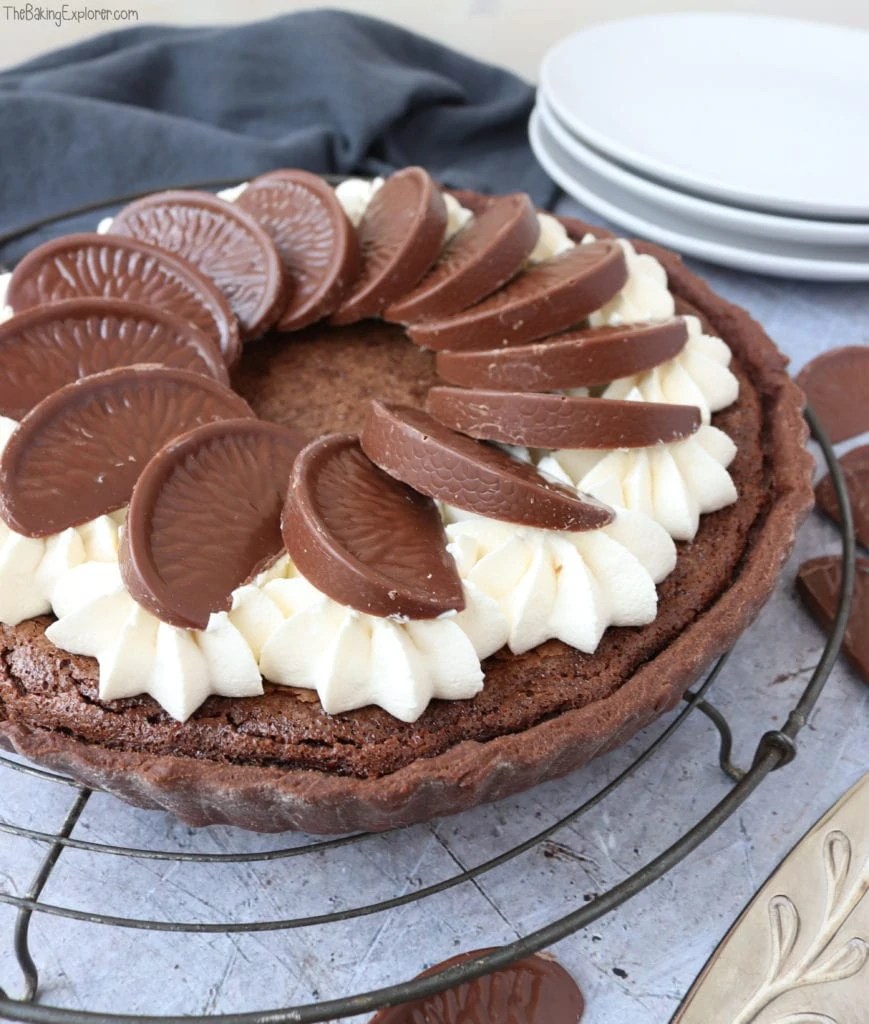 Chocolate Orange Custard Tart The Baking Explorer