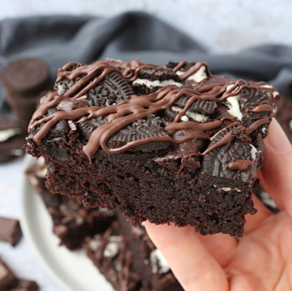 Vegan Oreo Brownies The Baking Explorer