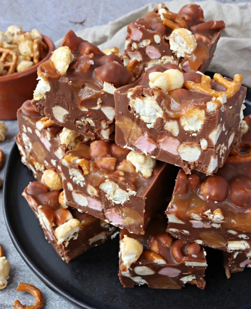 Salted Caramel Rocky Road The Baking Explorer