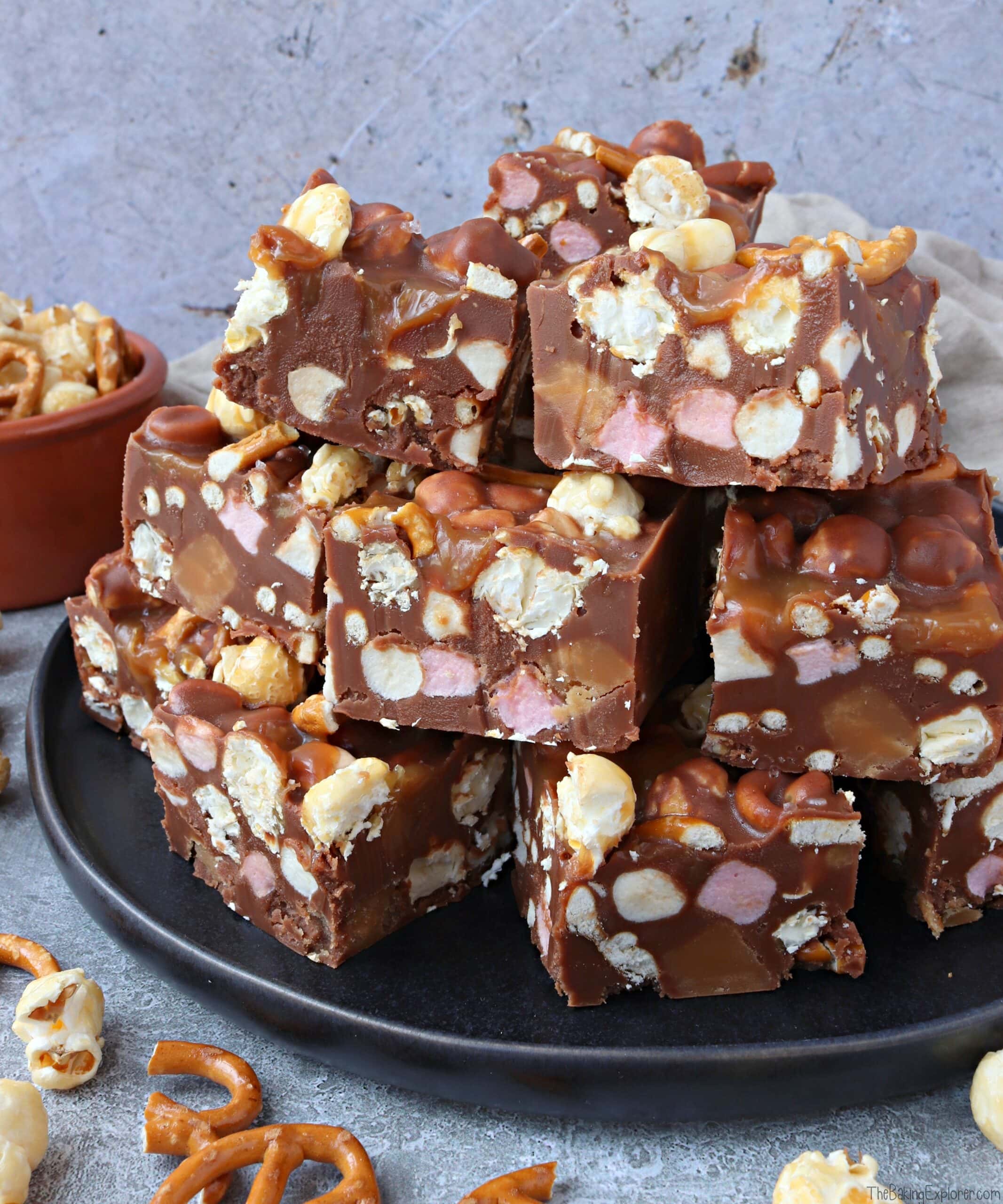 Salted Caramel Rocky Road The Baking Explorer