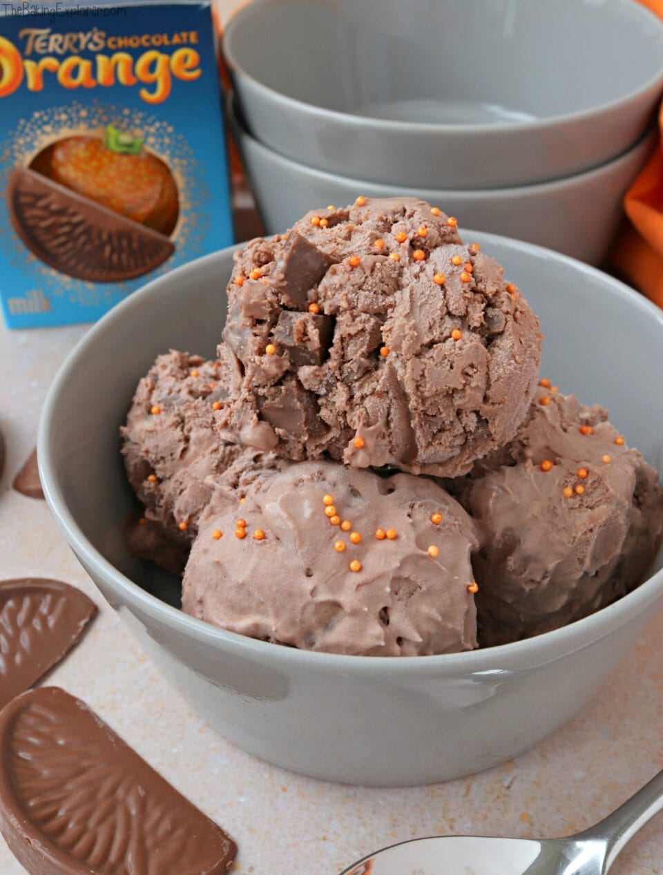 Chocolate Orange Ice Cream (No Churn) The Baking Explorer