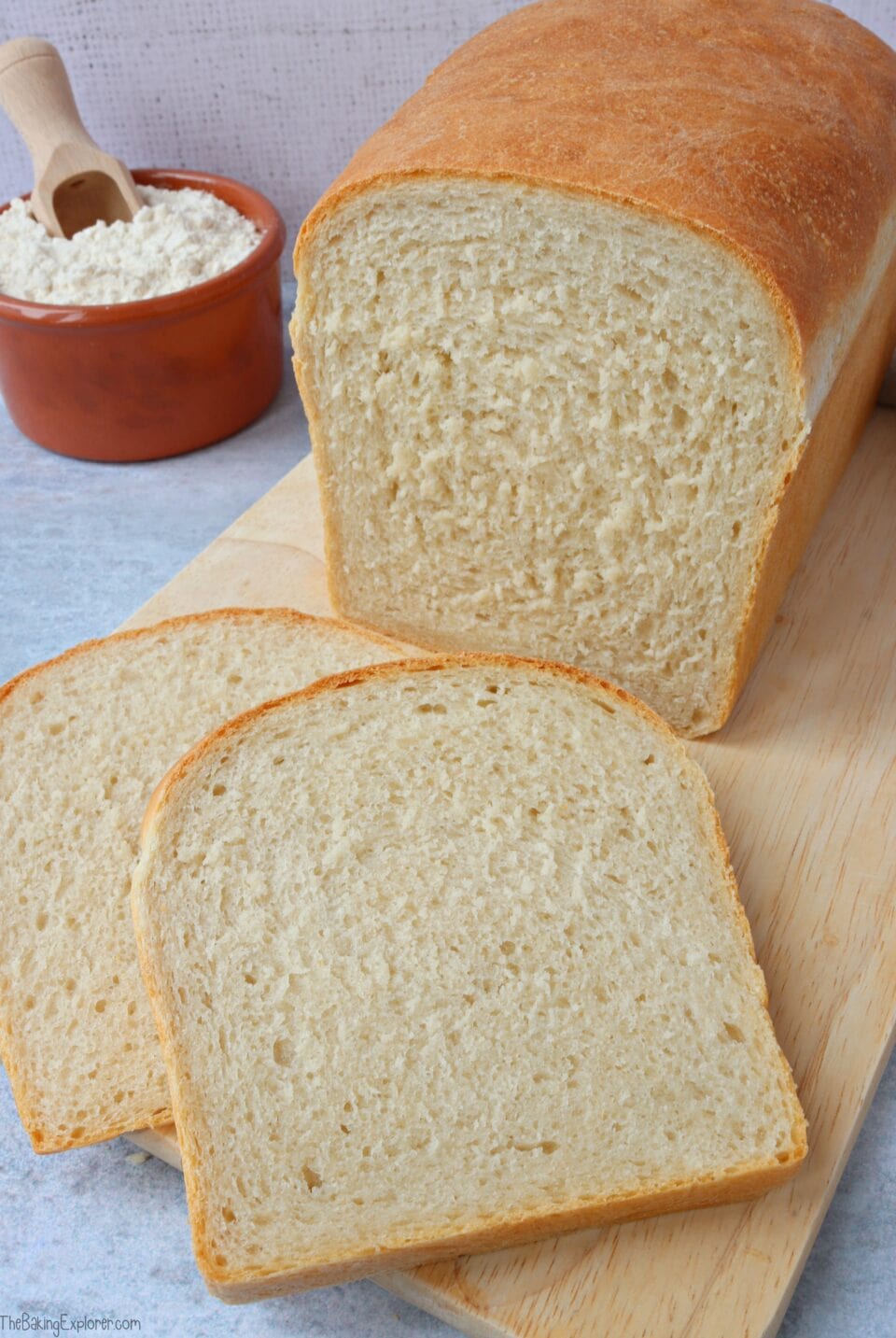 White Bread Loaf The Baking Explorer