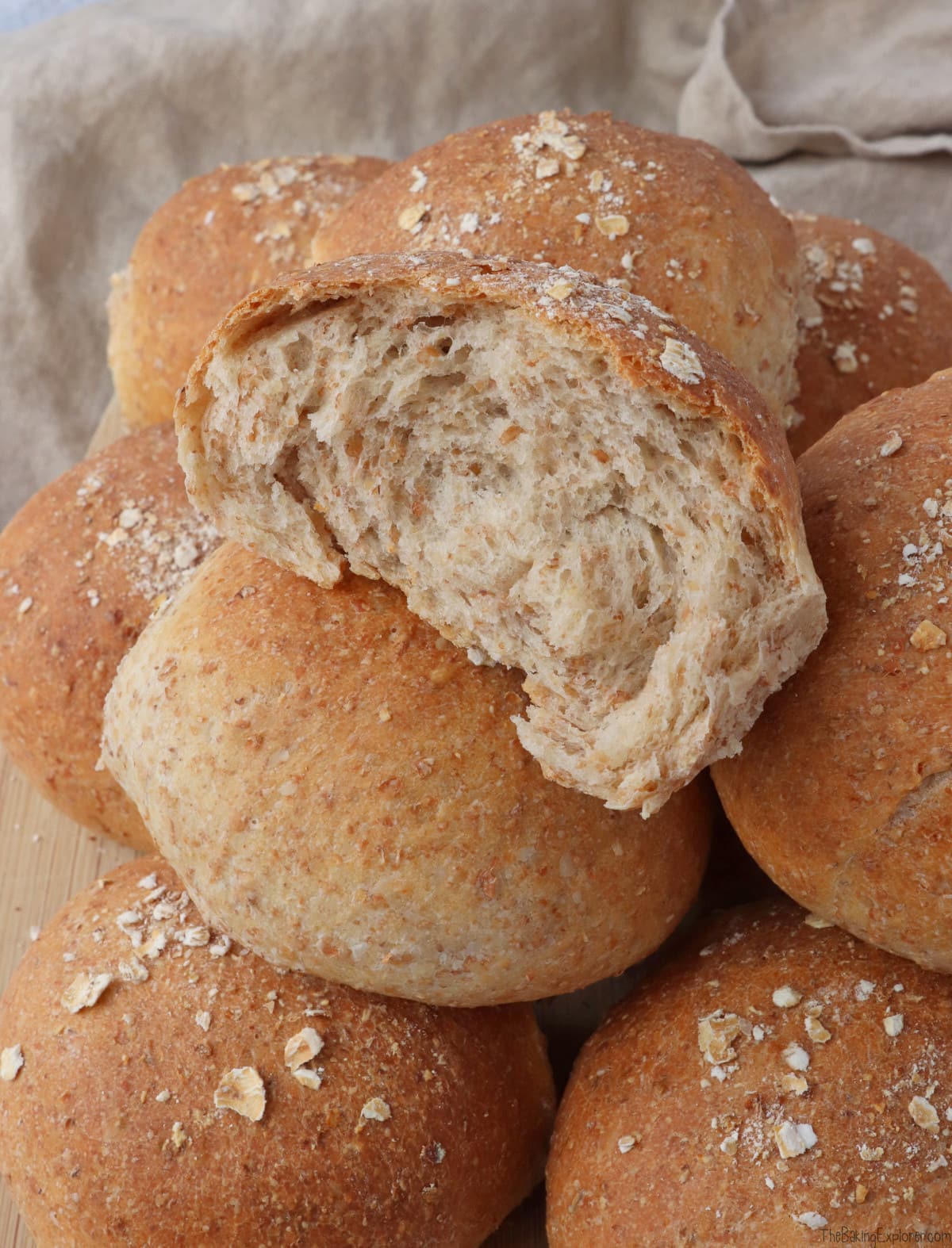 Wholemeal Bread Rolls The Baking Explorer
