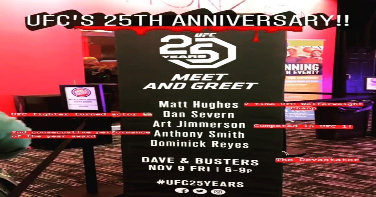 UFC's 25th Anniversary highlighted with Meet and Greet of old, new fighters
