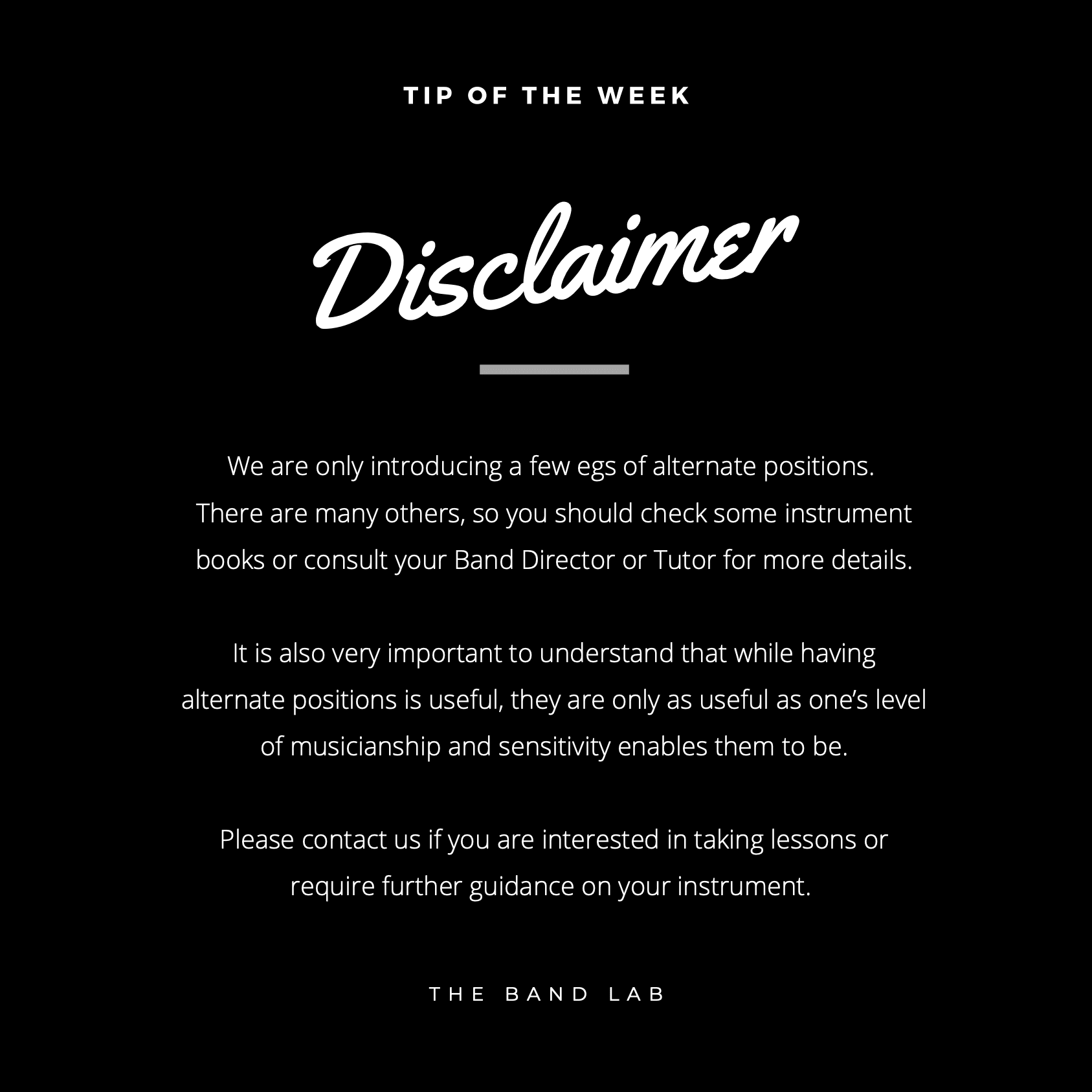 Useful Alternate Slide Positions Trombone The Band Lab