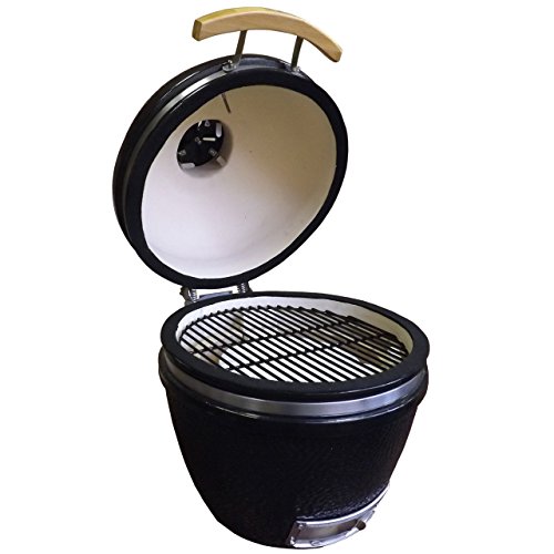 Duluth Kamado Ceramic Egg Smoker Grill With Table Medium Model