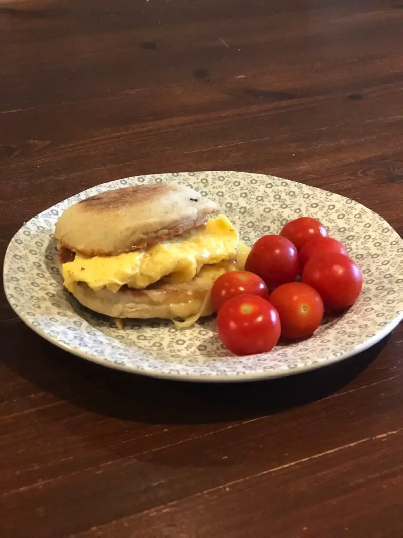 Sausage, Egg and Cheese English Muffins The Batch Lady