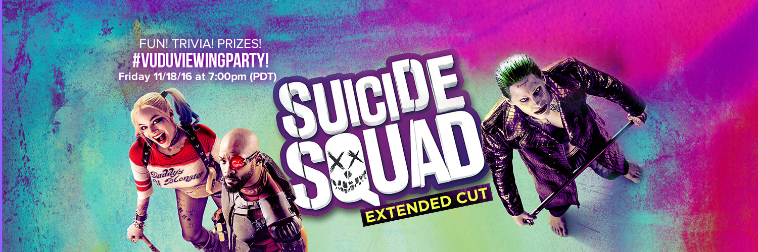The Batman Universe TBU Teams with VUDU for Suicide Squad Viewing Party