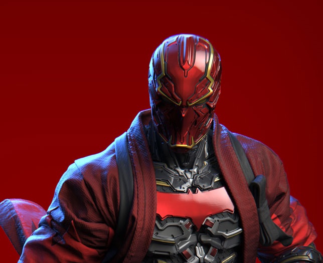 Preview XM Studios Samurai Red Hood Statue The Batman Universe