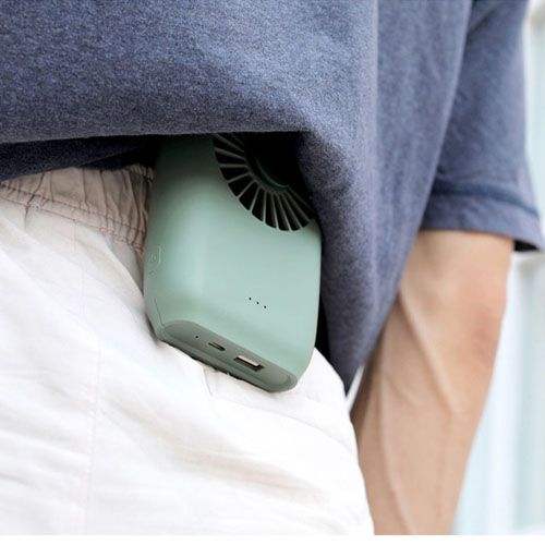 Hanging neck fan Hanging waist fan USB charging hanging neck fan mini handheld multifunction