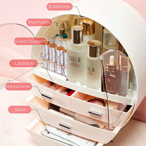 Cosmetic storage box Home Fashion Drawer Makeup Storage Box Bathroom