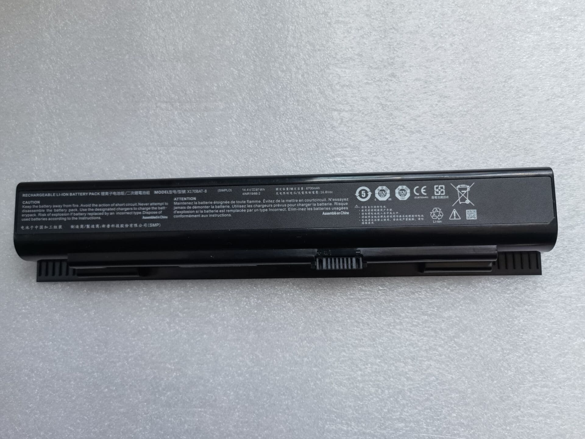CLEVO X170BAT8 97Wh 14.4V Laptop akku akkufurpcのブログ