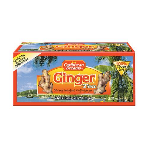 CARIBBEAN DREAMS 100 JAMAICAN GINGER HERBAL TEA (3 PACKS) jamaica 2 me