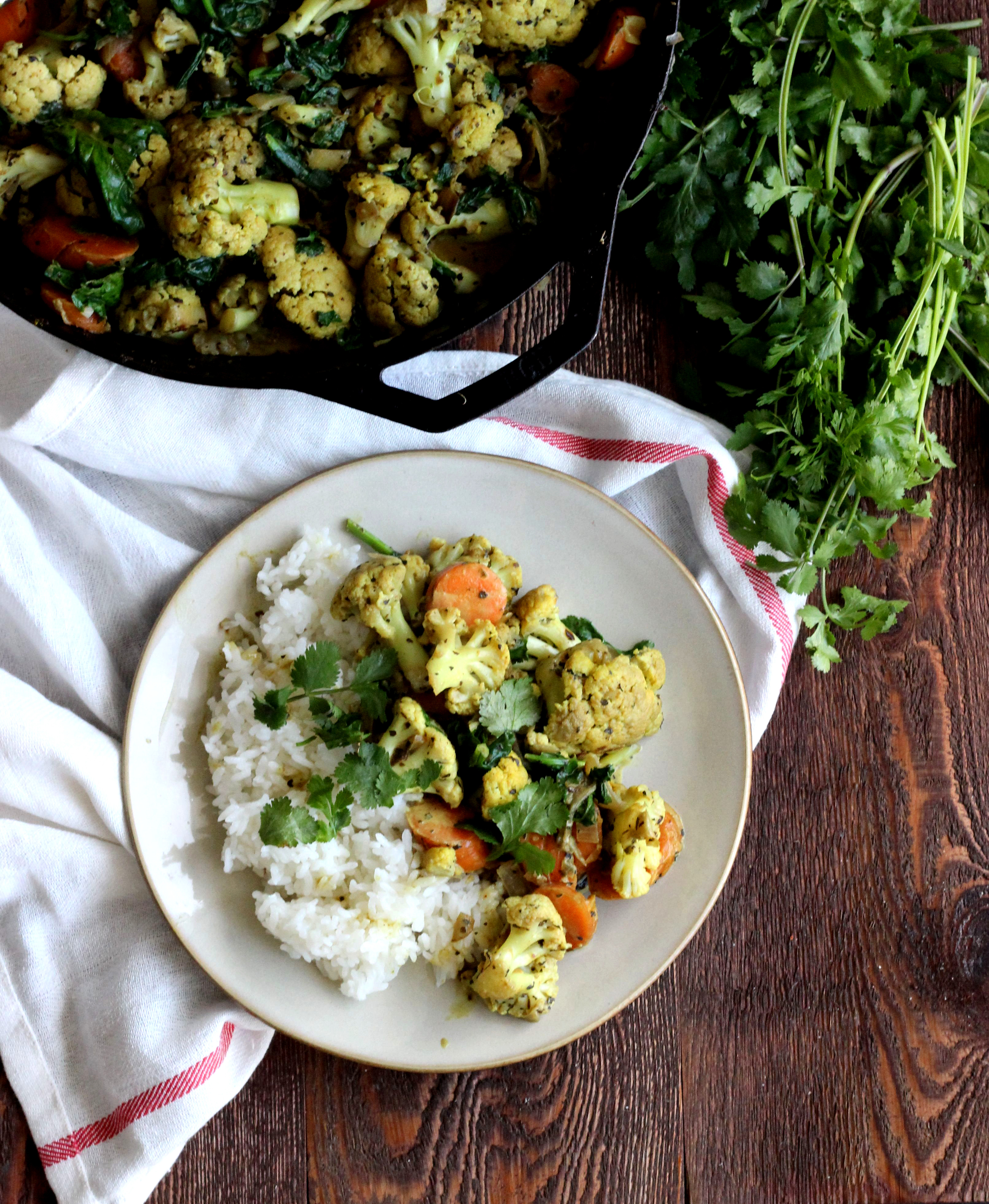 Cauliflower Coconut Curry The Bay Leaf Kitchen