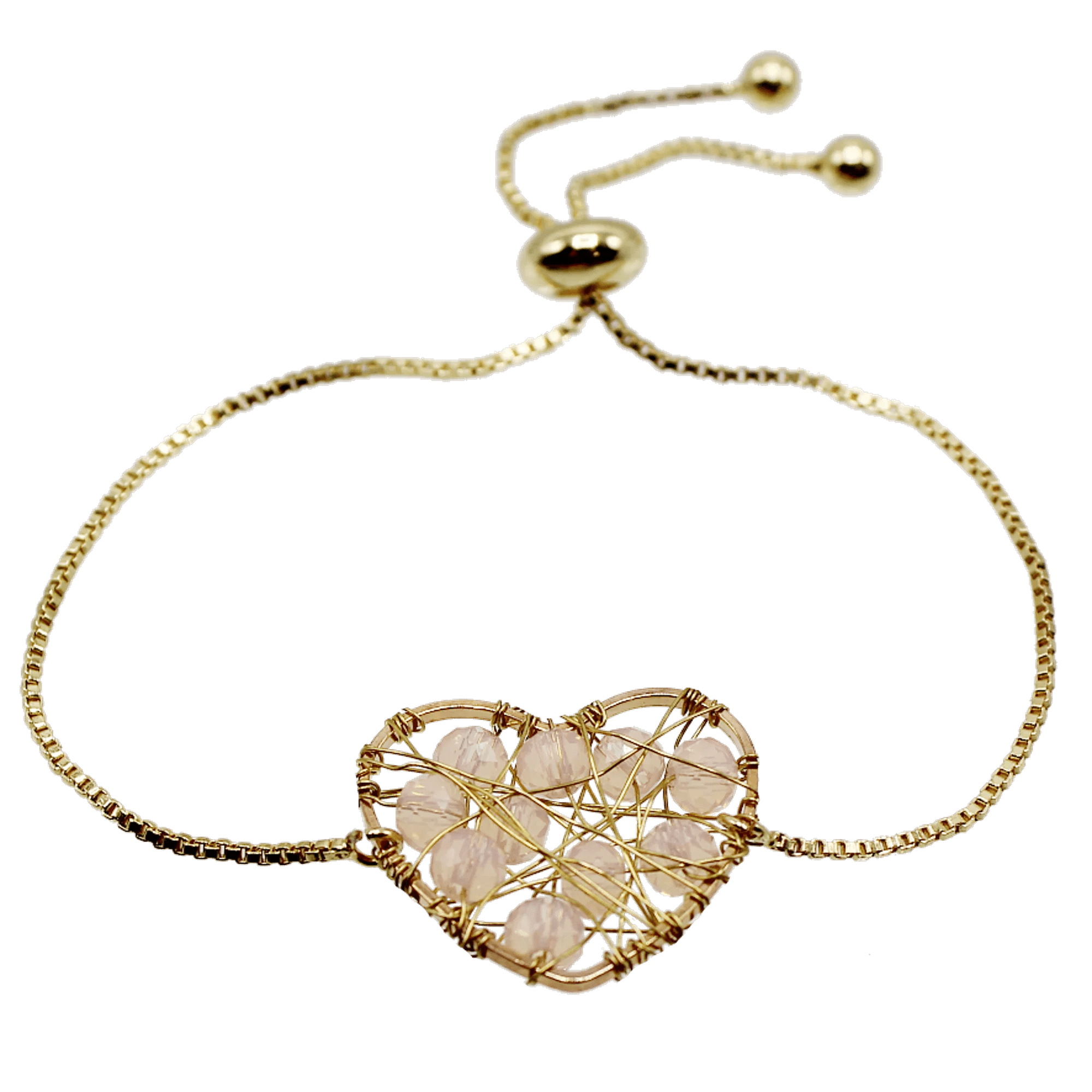 Mesh Heart Bracelet The Beadery