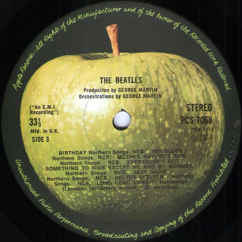 The Beatles Collection » The Beatles (The White Album), Apple PCS 7067/