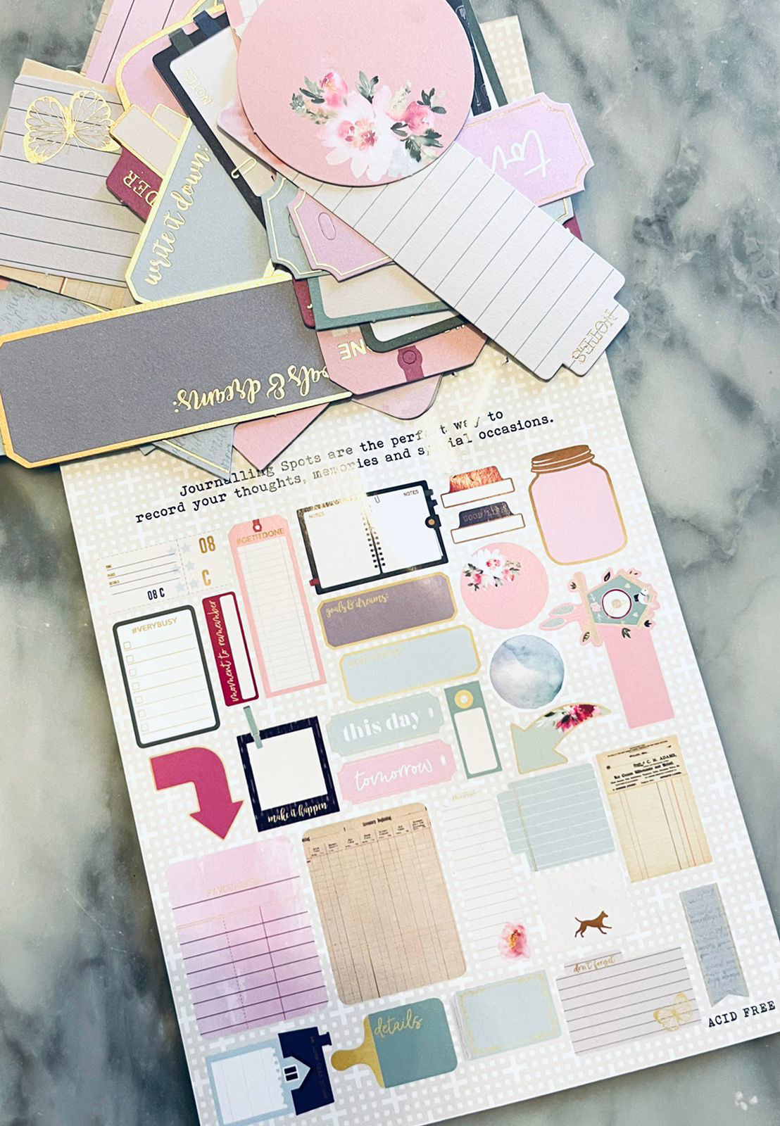 The Beautiful. Die cut set