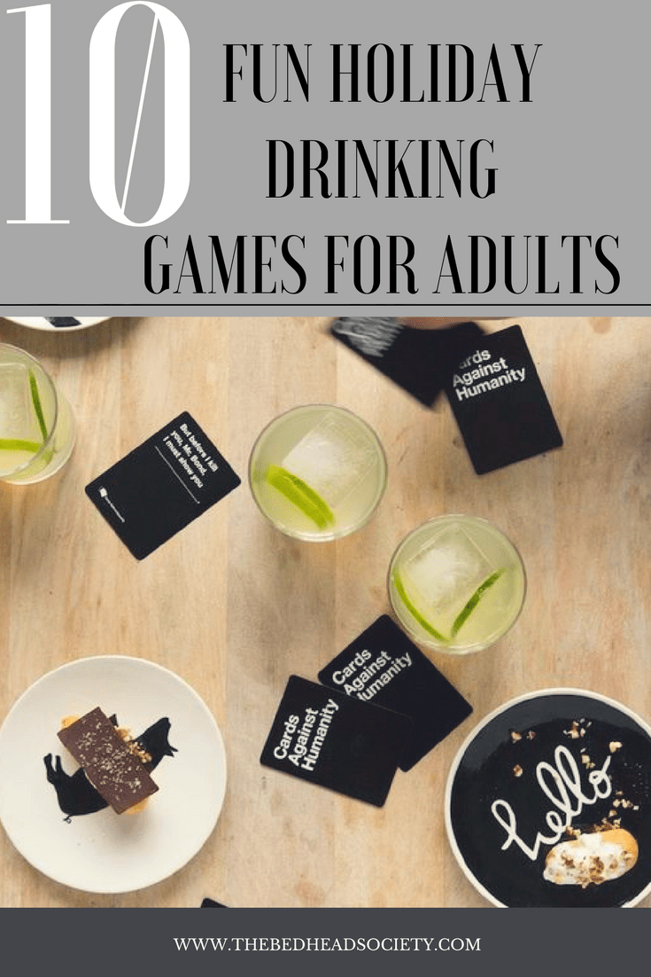 10 Fun holiday drinking games for adults to help take the edge off