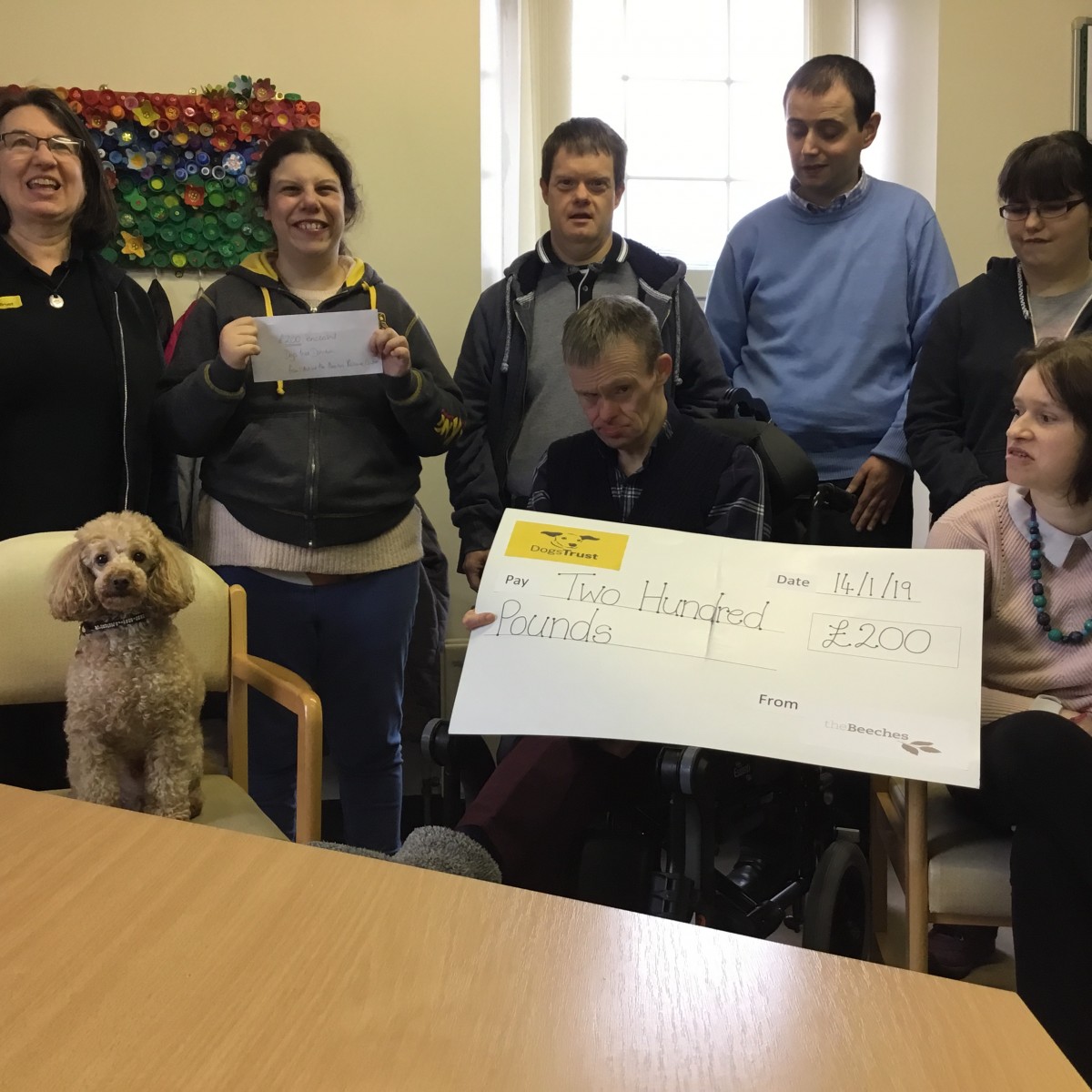 Dogs Trust Donation The Beeches Resource Centre