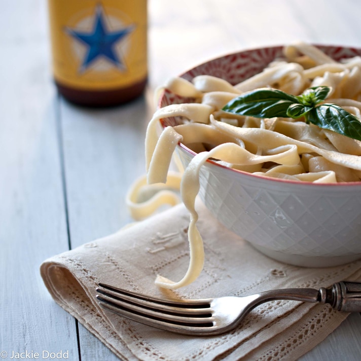 Homemade Beer Pasta