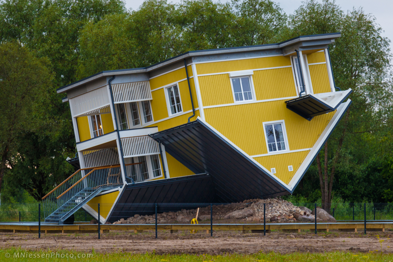 Upside Down House in Tartu, Estonia The Belgian Nomad