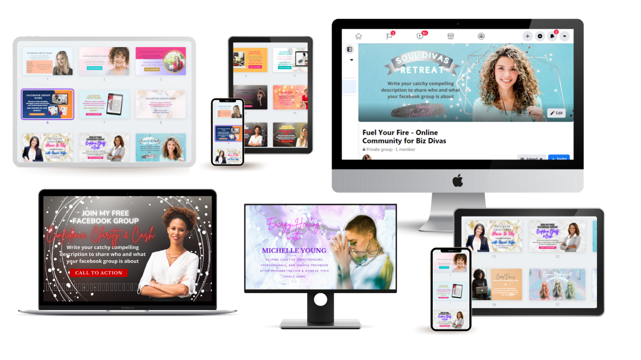 Facebook Group Cover Templates The Bespoke Designs by Kusha