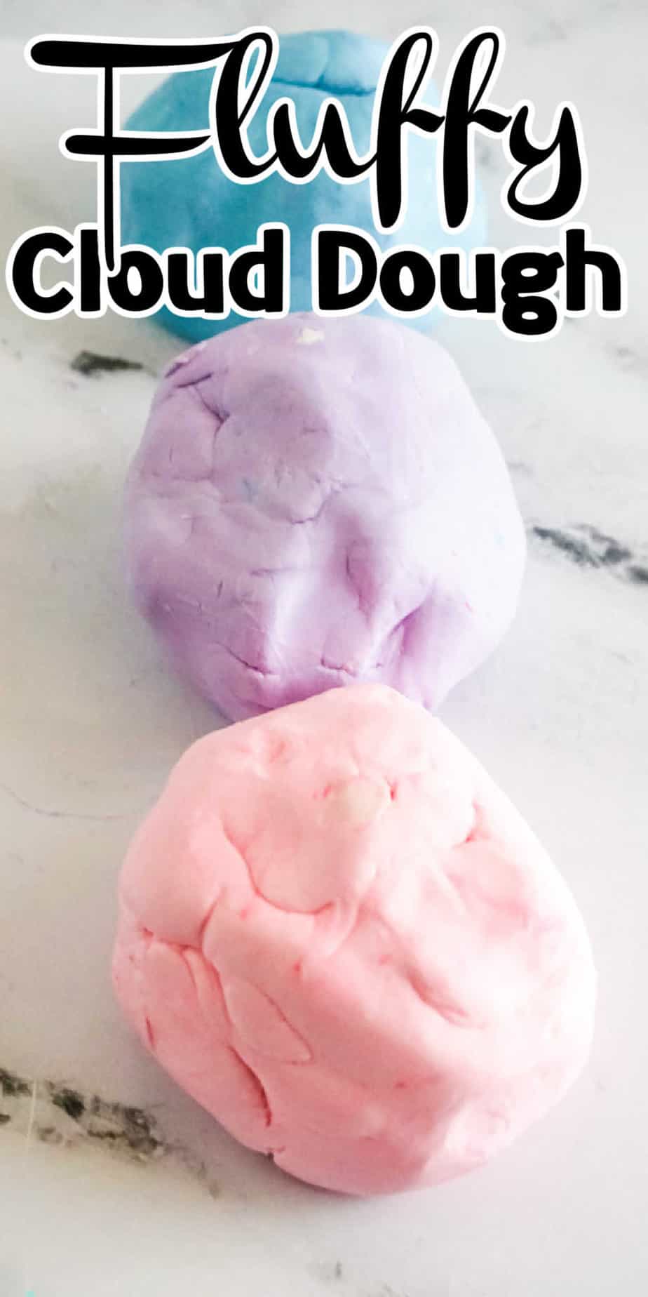 Homemade Fluffy Cloud Dough Recipe made with Conditioner