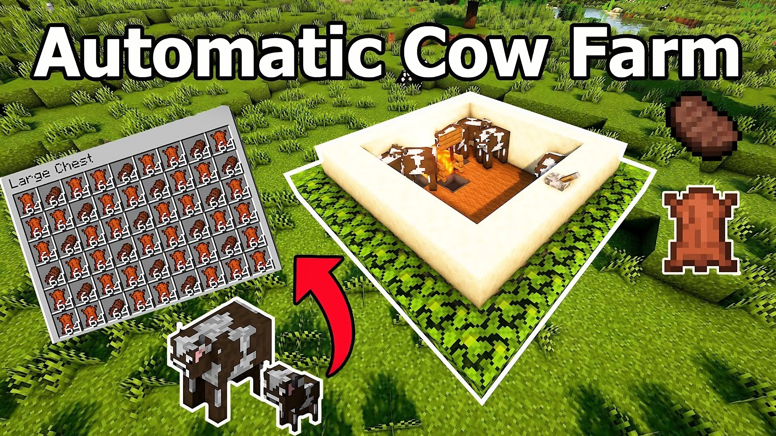 Large Automatic Cow Farm TBM TheBestMods