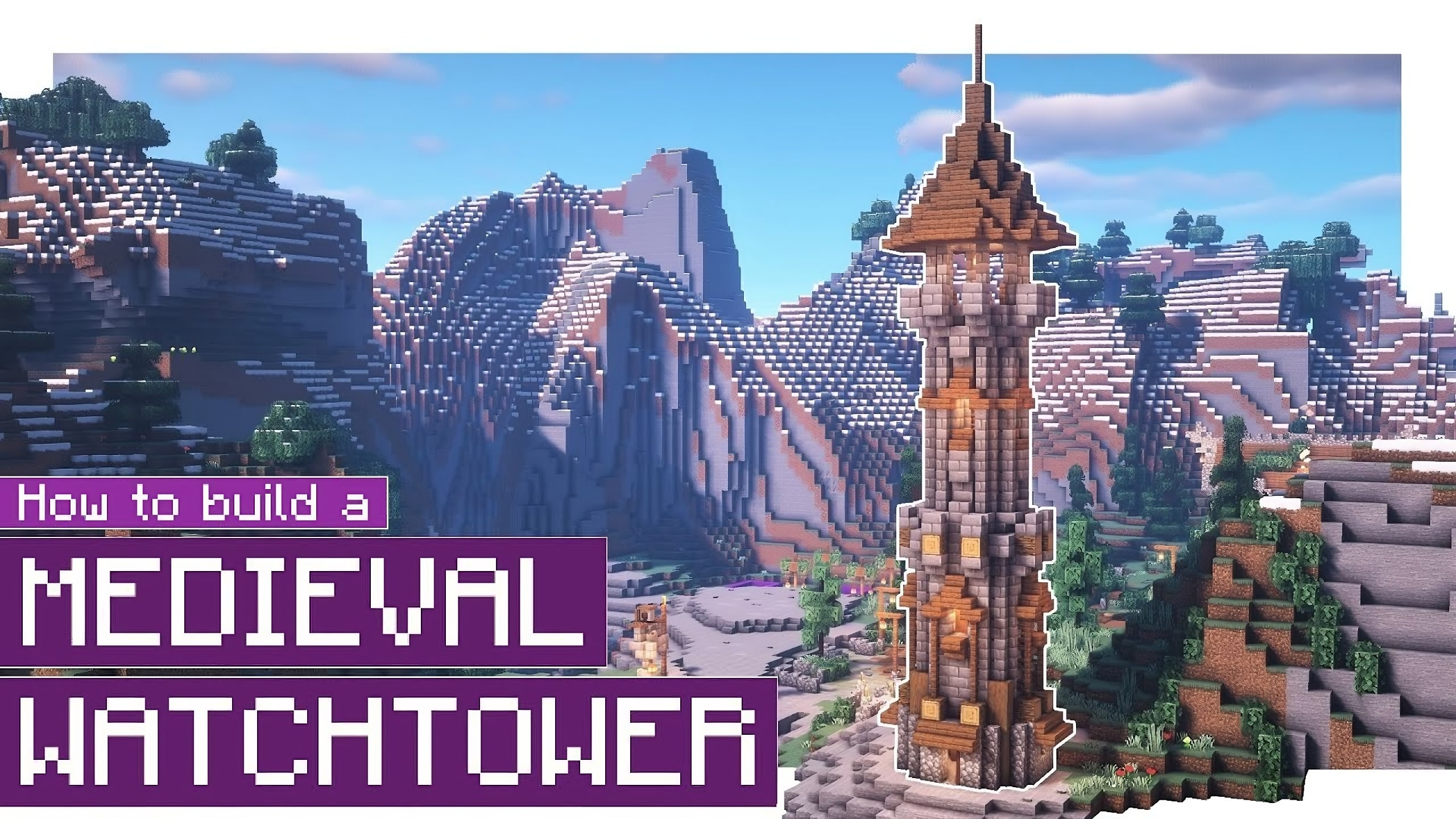 Medieval Watch Tower in Minecraft TBM TheBestMods