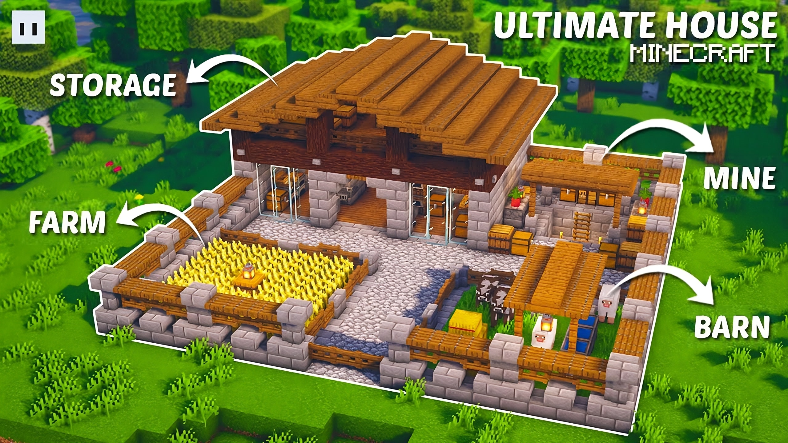 10+ Best Minecraft Cobblestone House Ideas TBM TheBestMods