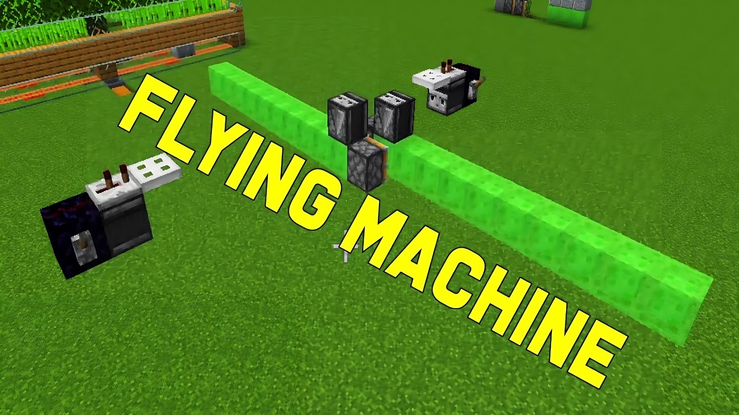 two Way Slime Block Flying Machine TBM TheBestMods