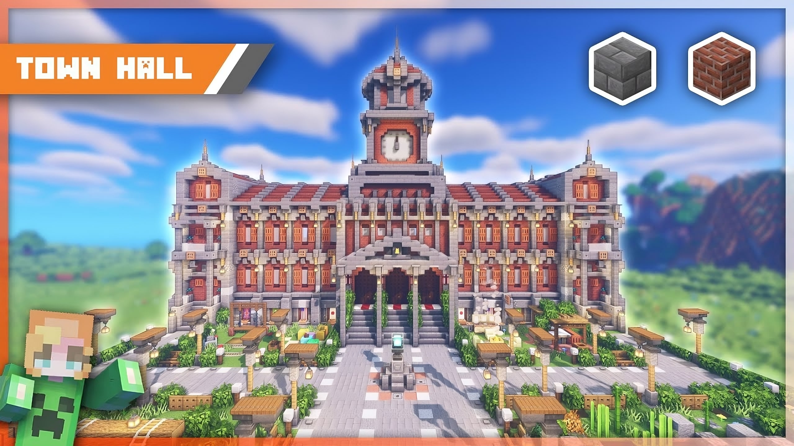 10+ Best Town Hall Designs in Minecraft TBM TheBestMods