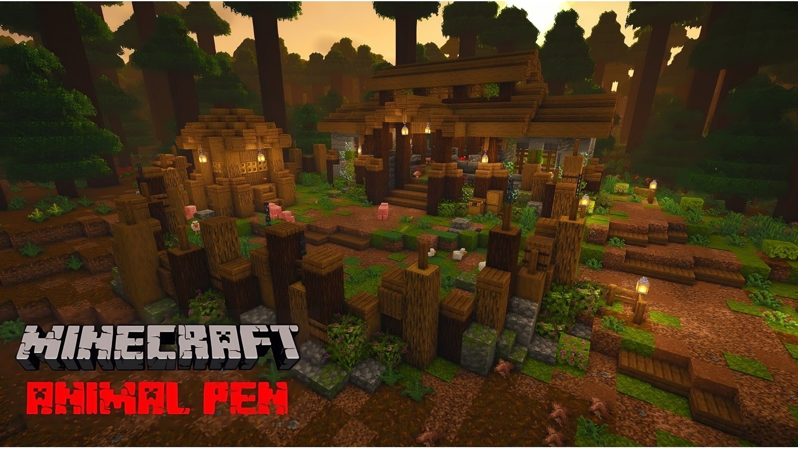 10+ Best Wooden Animal Pen Designs in Minecraft TBM TheBestMods