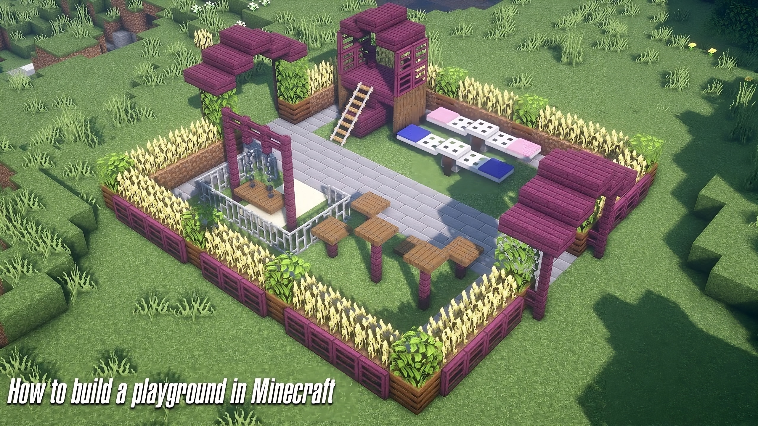 10+ Best Playground Designs in Minecraft TBM TheBestMods