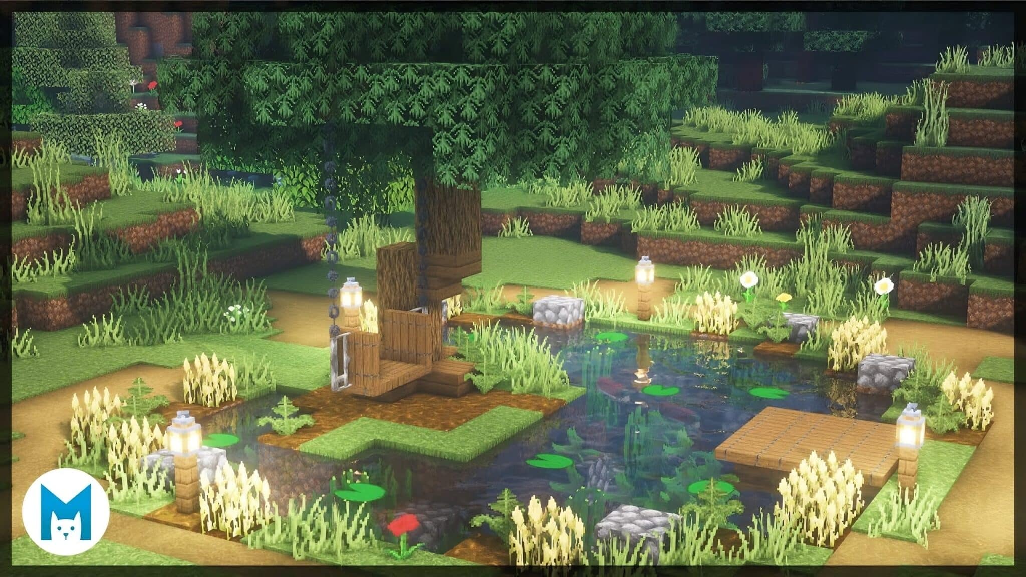 Compact Pond in Minecraft TBM TheBestMods