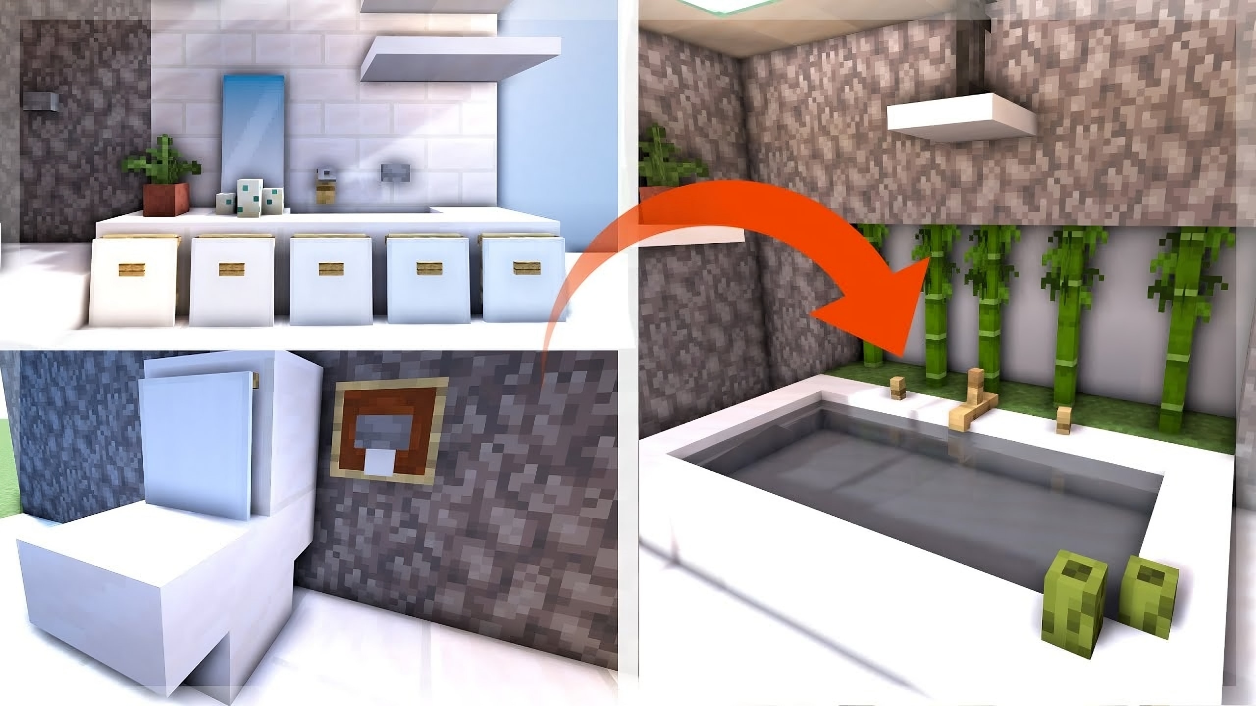 Cool Modern Bathroom Ideas in Minecraft TBM TheBestMods