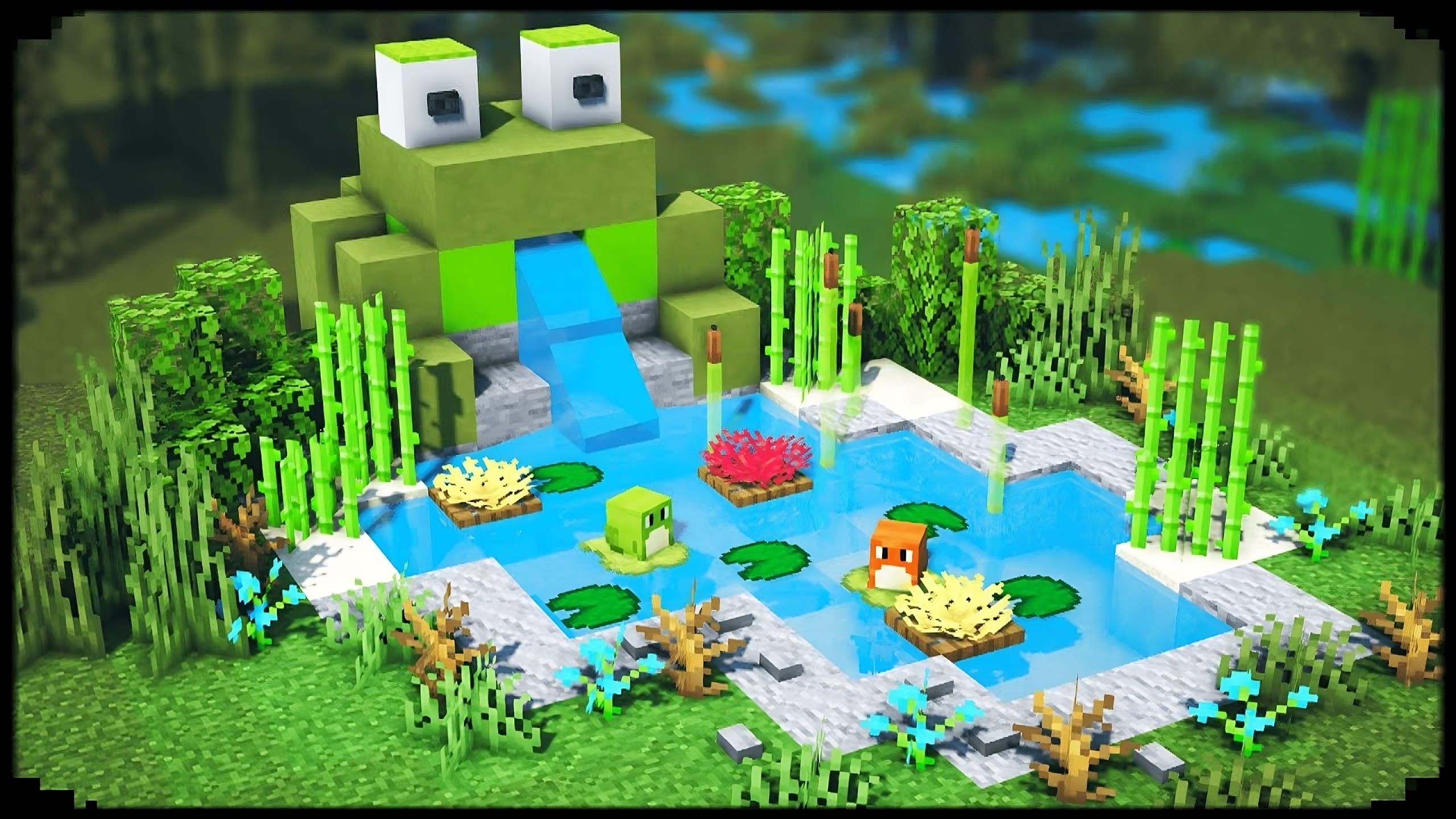 Amazing Pond Design Ideas in Minecraft TBM TheBestMods