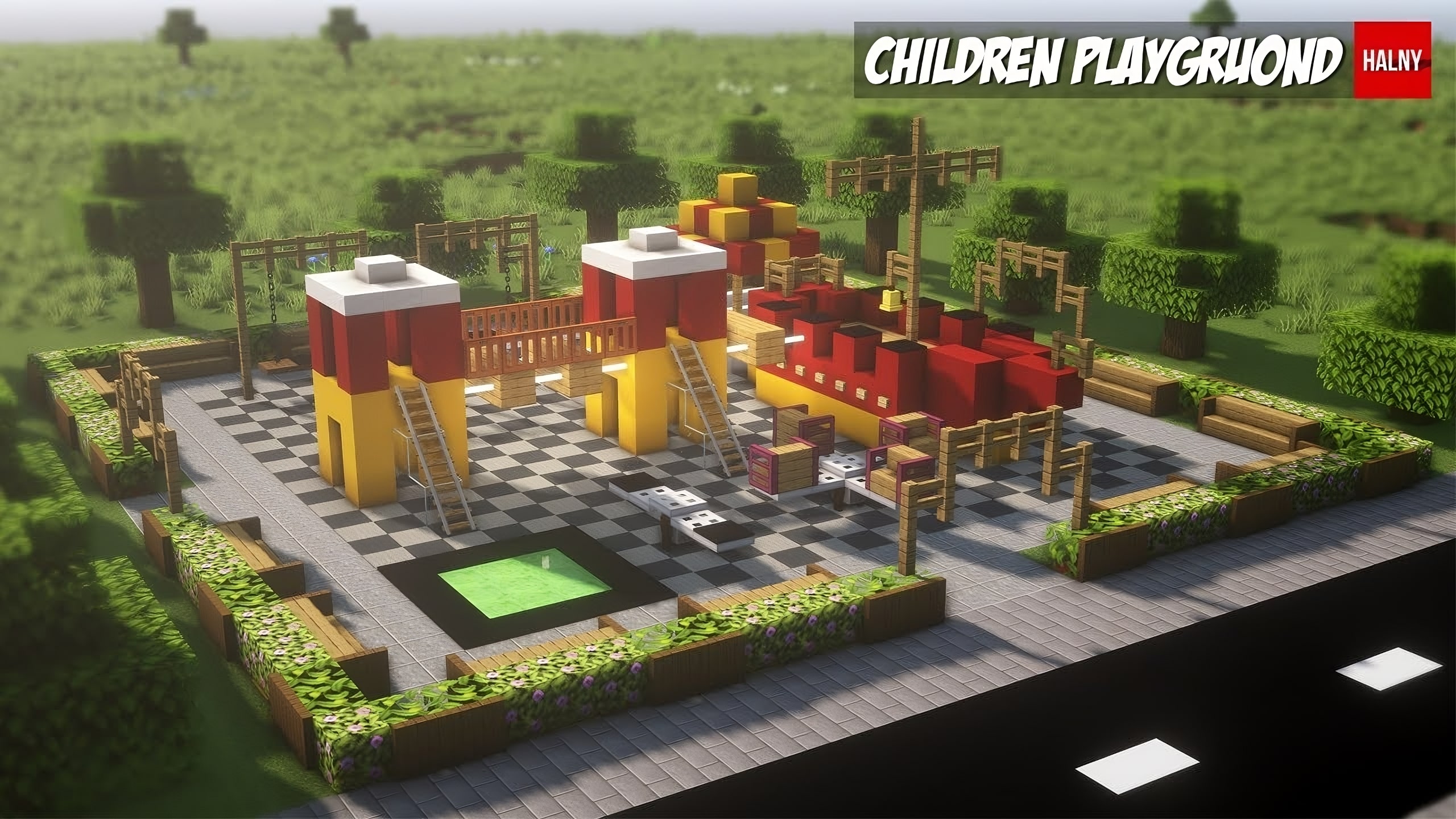 10+ Best Playground Designs in Minecraft TBM TheBestMods