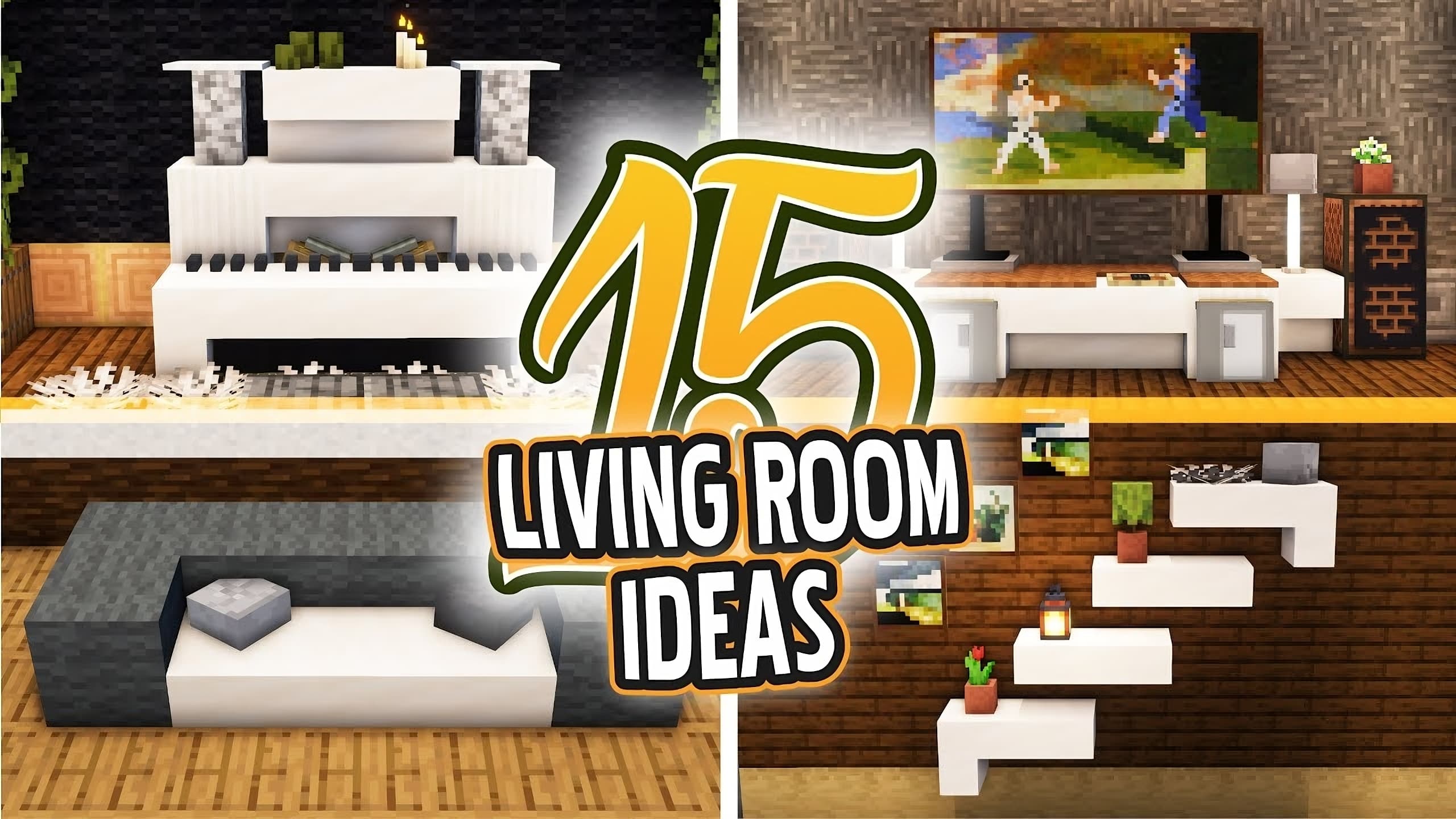Best Living Room Furniture Design Ideas in Minecraft TBM TheBestMods