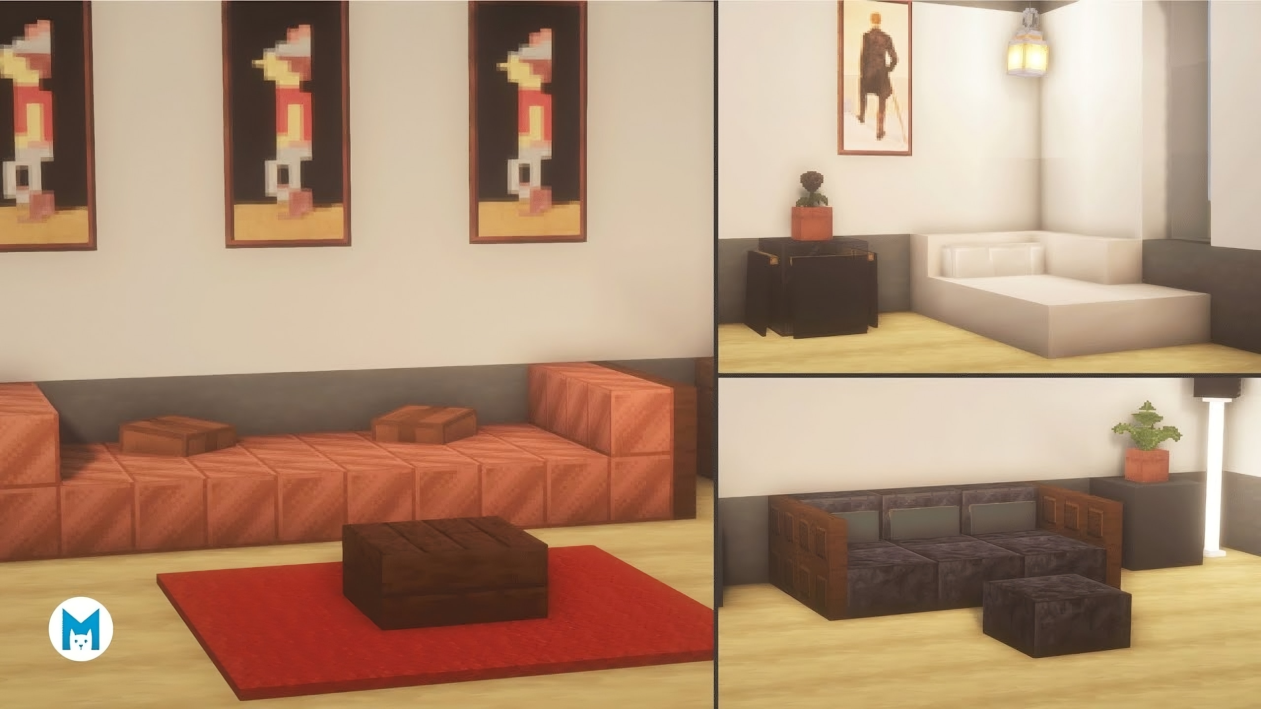 Creative Couch Design Ideas in Minecraft TBM TheBestMods