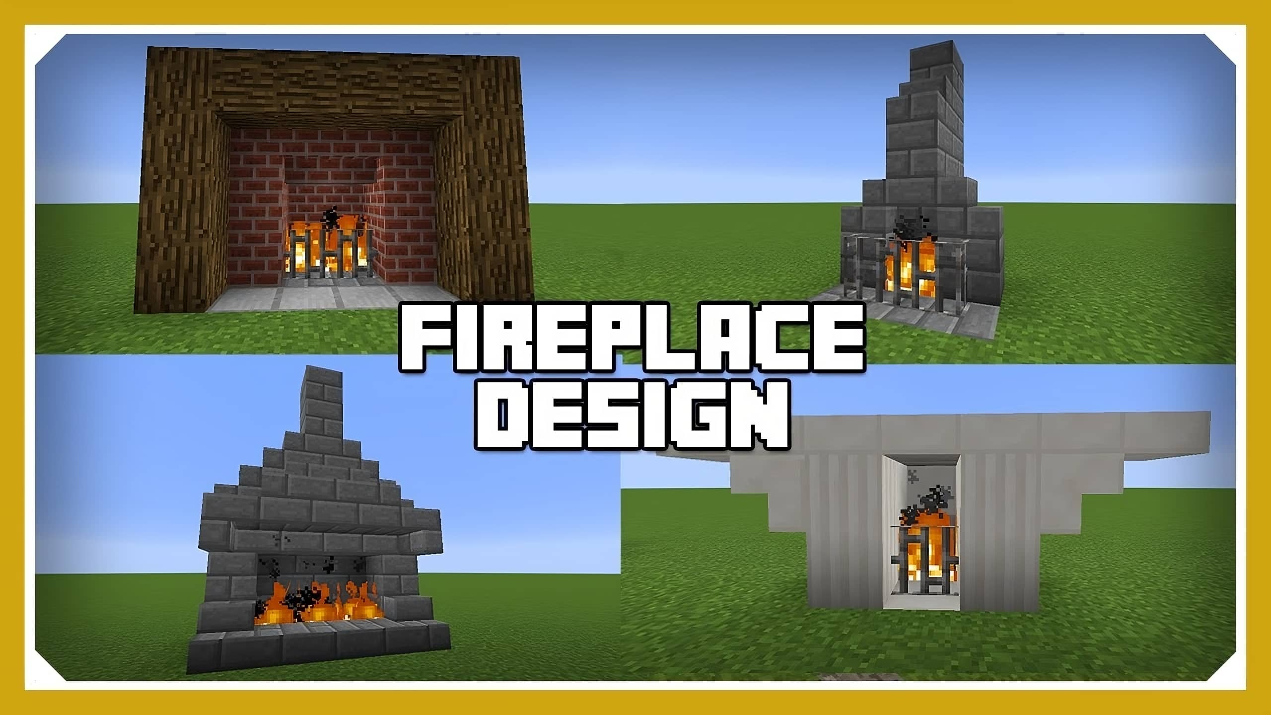 Stunning Fireplace Design Ideas in Minecraft TBM TheBestMods