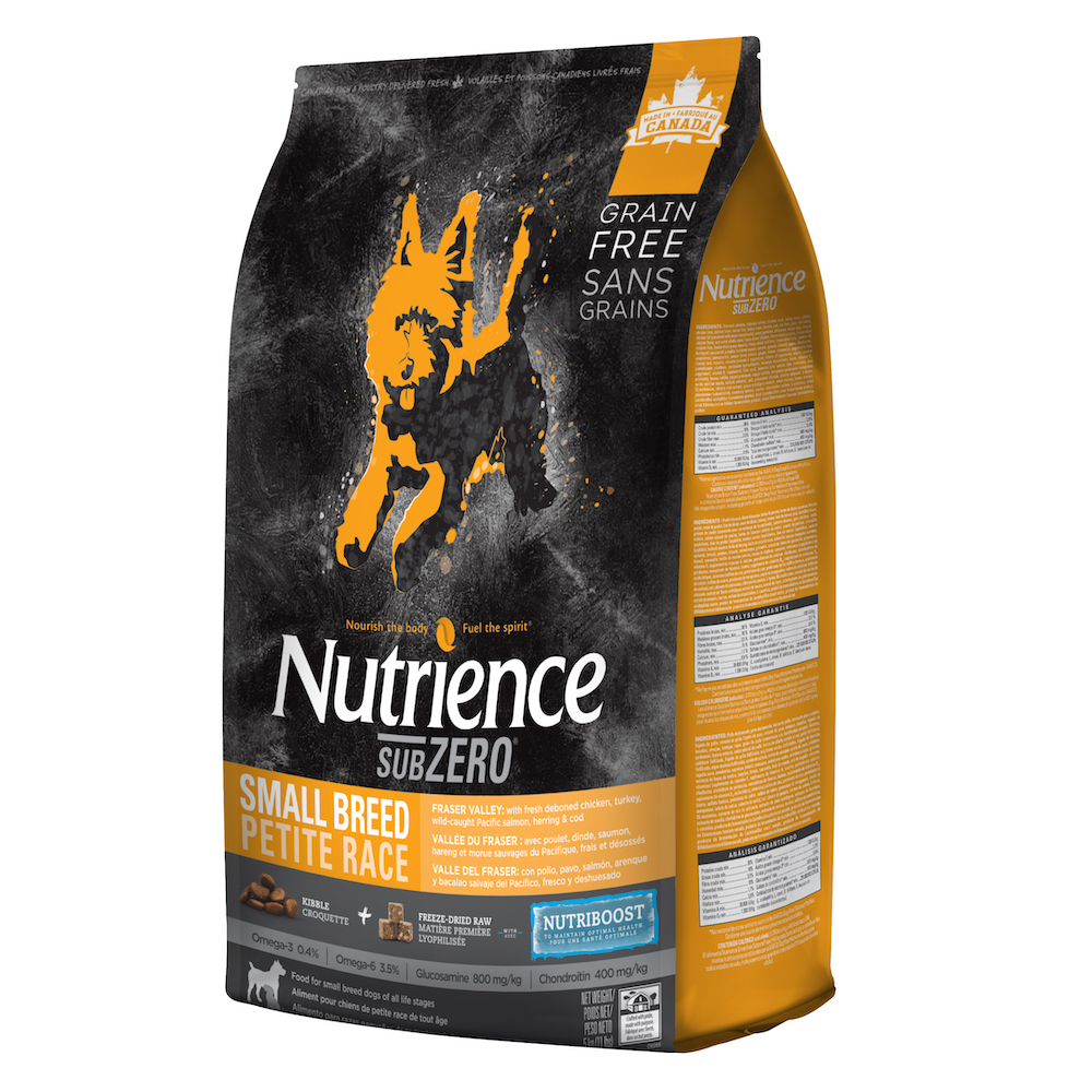 Nutrience SUBZERO dog food Small Breed Fraser Valley Formula (2